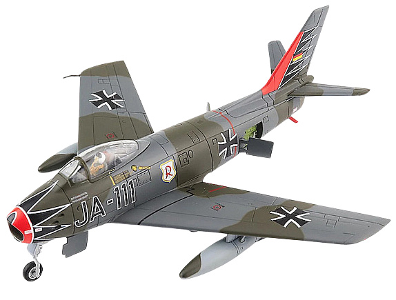 Luftwaffe JG 71 Richthofen, JA-111, Erich Hartmann, Base Aérea Ahlhorn, Alemania, 1960, 1:72, Hobby Master 