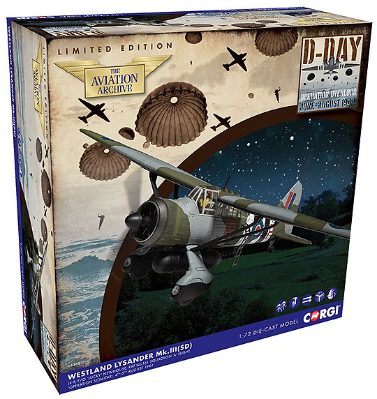 Lysander Mk III, RAF No.161 Sqn, Lucky Newhouse, Febrero 1942, 1:72, Corgi 