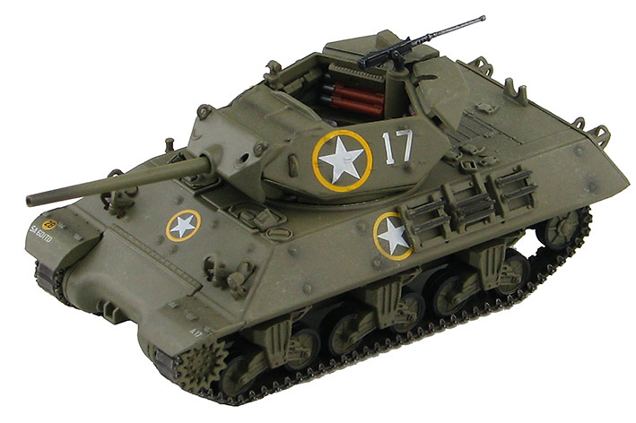 M10 Tank Destroyer 601st Tank Destroyer Battalion Volturno River, 1943, 1:72, Hobby Master 