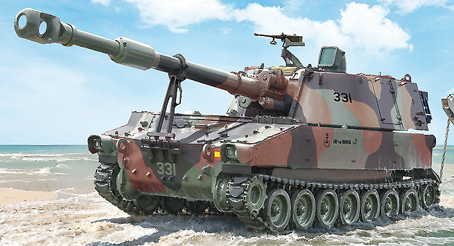 M109 A2, Infantería de Marina española Tercio de Armada, San Fernando, Cádiz, 2019, 1:35, Italeri 