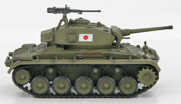 M24 Chaffee, 6th Divison, JSDF, Japan, 1:72, Hobby Master 