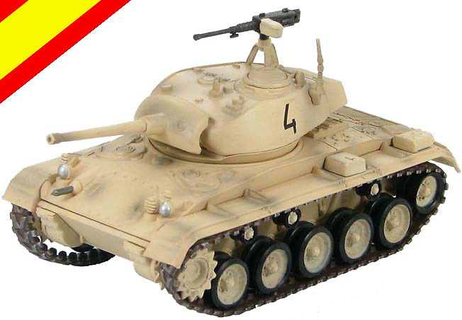 M24 Chaffee, Grupos Blindados de Caballeria, Ejército Español, Crisis del Sahara, 1957, 1:72, Hobby Master 