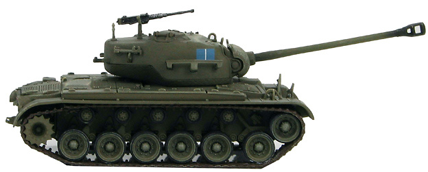 M26 Pershing, Italian Army 132nd Armored Brigade, 1950s, 1:72, Hobby Master 