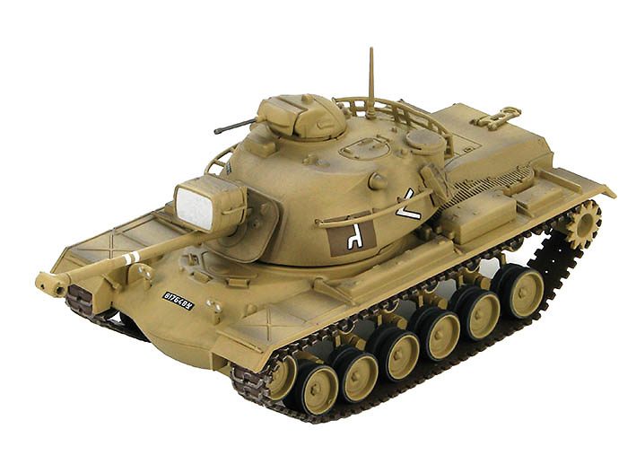 M48A2 Patton medium tank 2nd Battalion, 7th Armored Brigade, Rafah Junction and Rafah El Arish Road, 1967, 1:72, Hobby Master 