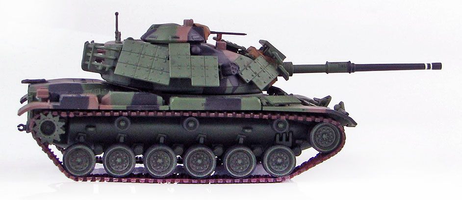 M60A1 con armadura reactiva, USMC 50637, Kuwait, 1991, 1:72, Hobby Master 