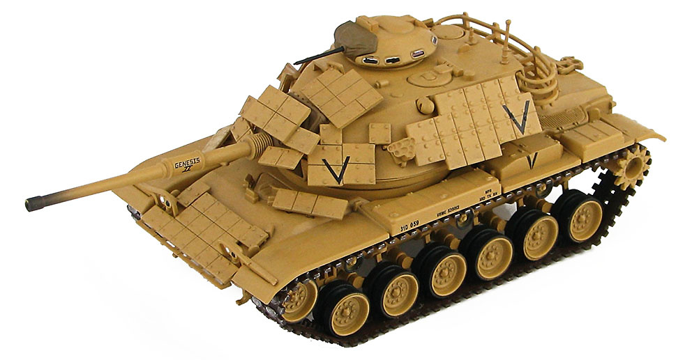 M60A1 con armadura reactiva, USMC 525012, operación Tormenta del Desierto, 1:72, Hobby Master 