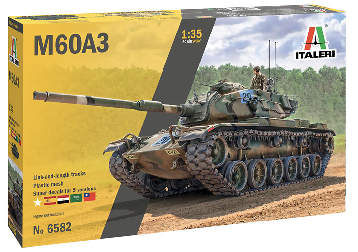 M60A3 Patton (incluye calcas del Ejército Español), 1:35, Italeri 