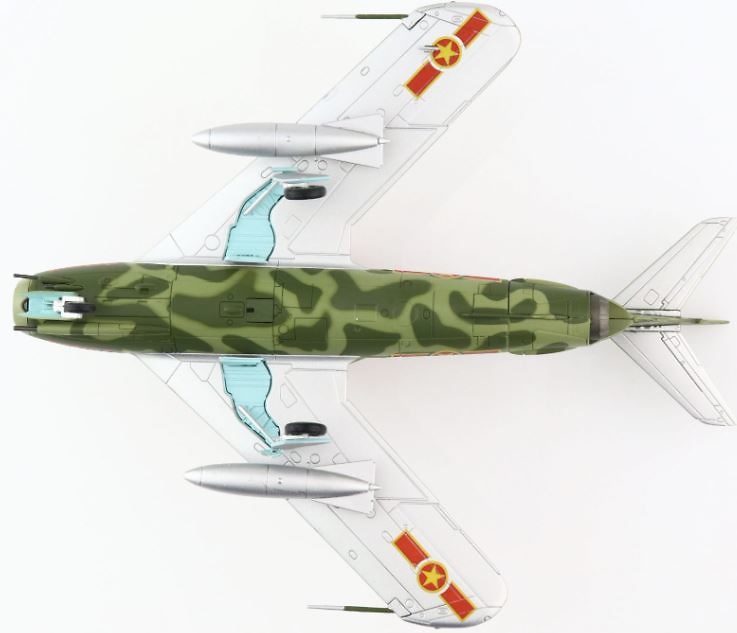 MIG-17F Fresco C 3020, piloto Le Hai, 923º 'Yeh The' Regimiento de Cazas, Vietnam, 1968, 1:72, Hobby Master 