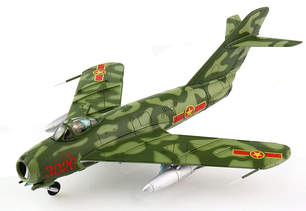 MIG-17F Fresco C 3020, piloto Le Hai, 923º 'Yeh The' Regimiento de Cazas, Vietnam, 1968, 1:72, Hobby Master 