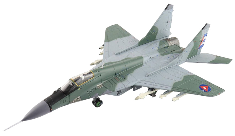 MIG-29A Fulcrum 231º Escuadrón, Fuerza Aérea Revolucionaria de Cuba, Base Aérea de San Julián, 1997, 1:72, Hobby Master 