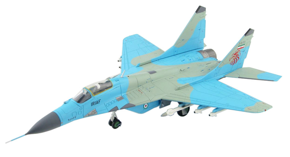 MIG-29A Fulcrum 3-6133, IRIAF, Teherán, 2010s, 1:72, Hobby Master 