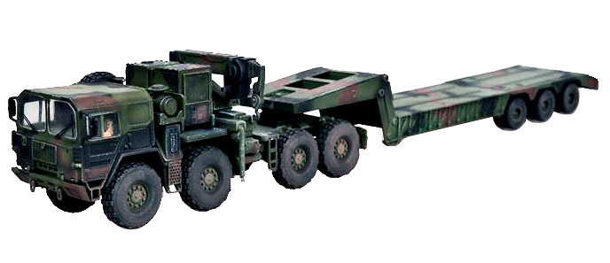 Man KAT1M1014 con semi-trailer M870A1, Alemania, 1:72, Modelcollect 