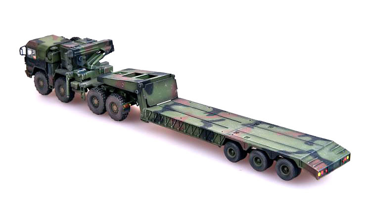 Man KAT1M1014 con semi-trailer M870A1, Alemania, 1:72, Modelcollect 