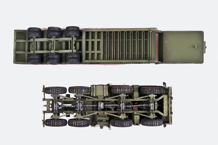 Man KAT1M1014 con semi-trailer M870A1, Alemania, 1:72, Modelcollect 