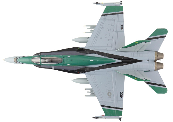 McDonnell Douglas F/A-18C Hornet, USN VFA-195 Dambusters, NF400 Chippy Ho, 2010, 1:72, Hobby Master 