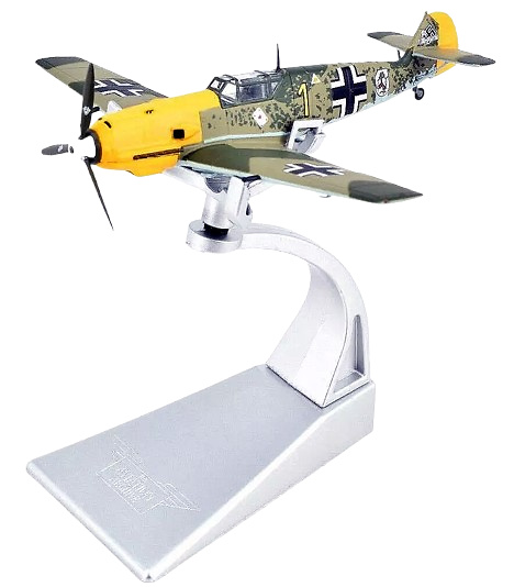 Mess.Bf 109E-4, W.Nr.5057, ‘Yellow 1’, Oberleutnant Josef ‘Pips’ Priller, 6./JG51, Mardyck, 1940, 1:72, Corgi 