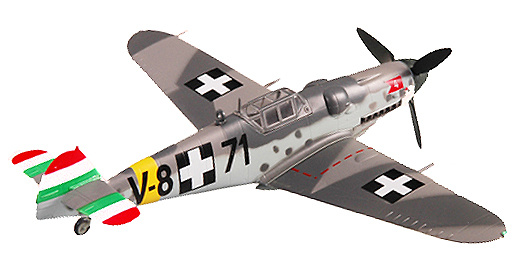 Messerschmitt BF-109G-6, Hungary, 1944, 1:72, Easy Model 