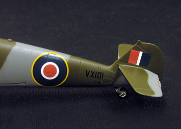 Messerschmitt BF109G-6, 9./ RAF VX 101, 1:72, Witty Wings 