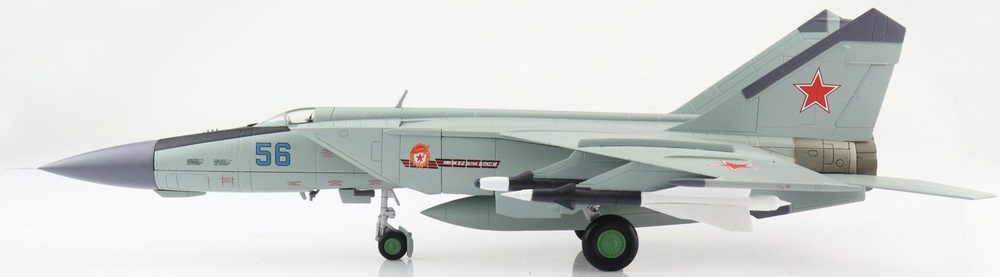 MiG-25PD Foxbat Blue 56, 146th GvIAP, 8º Escuadrón del Ejército Ruso, años 80, 1:72, Hobby Master 