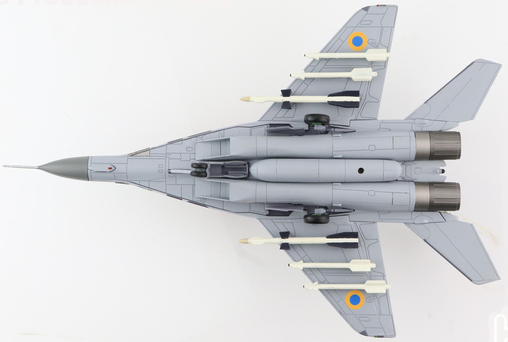 MiG-29MU1 Fulcrum-C , Fuerza Aérea Ucraniana, Amarillo 57, Ucrania, 2014, 1:72, Hobby Master 