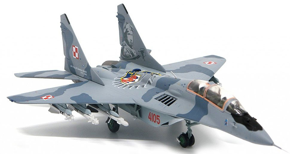 Mig 29UB Fulcrum, Fuerza Aérea Polaca, 22º Base de Aviación Táctica, Mayo, 2015, 1:72, JC Wings 