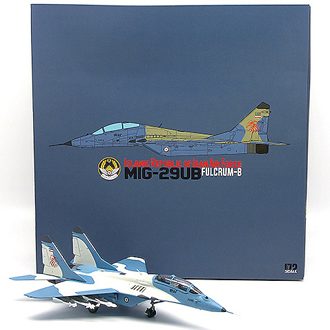 Mikoyan Mig 29UB Fulcrum B, Fuerza Aérea de la República Islámica de Irán, 2019, 1:72, JC Wings 