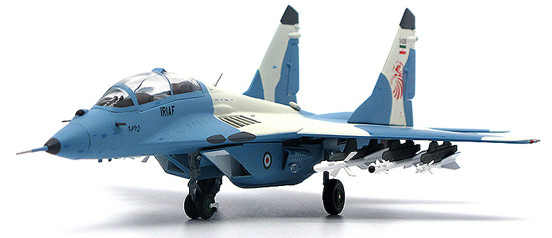 Mikoyan Mig 29UB Fulcrum B, Fuerza Aérea de la República Islámica de Irán, 2019, 1:72, JC Wings 