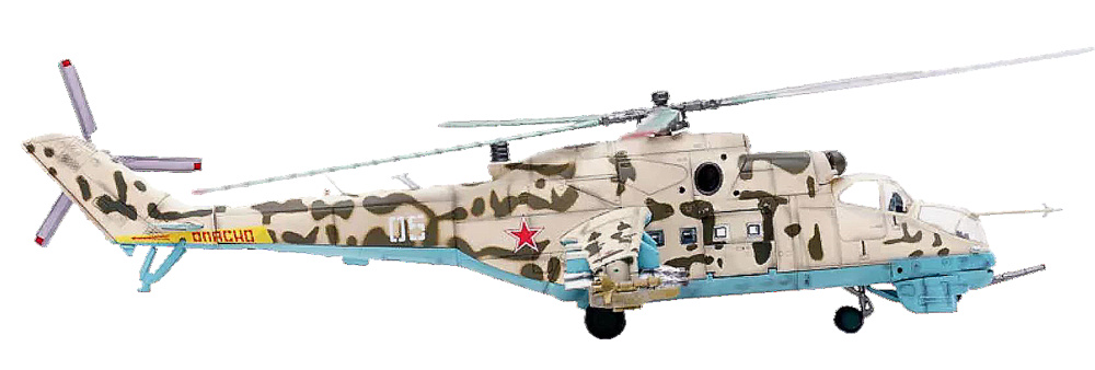 Mil Mi-24V, Ejército Soviético, Kandahar, Afganistán, 1986, 1:72, Panzerkampf 