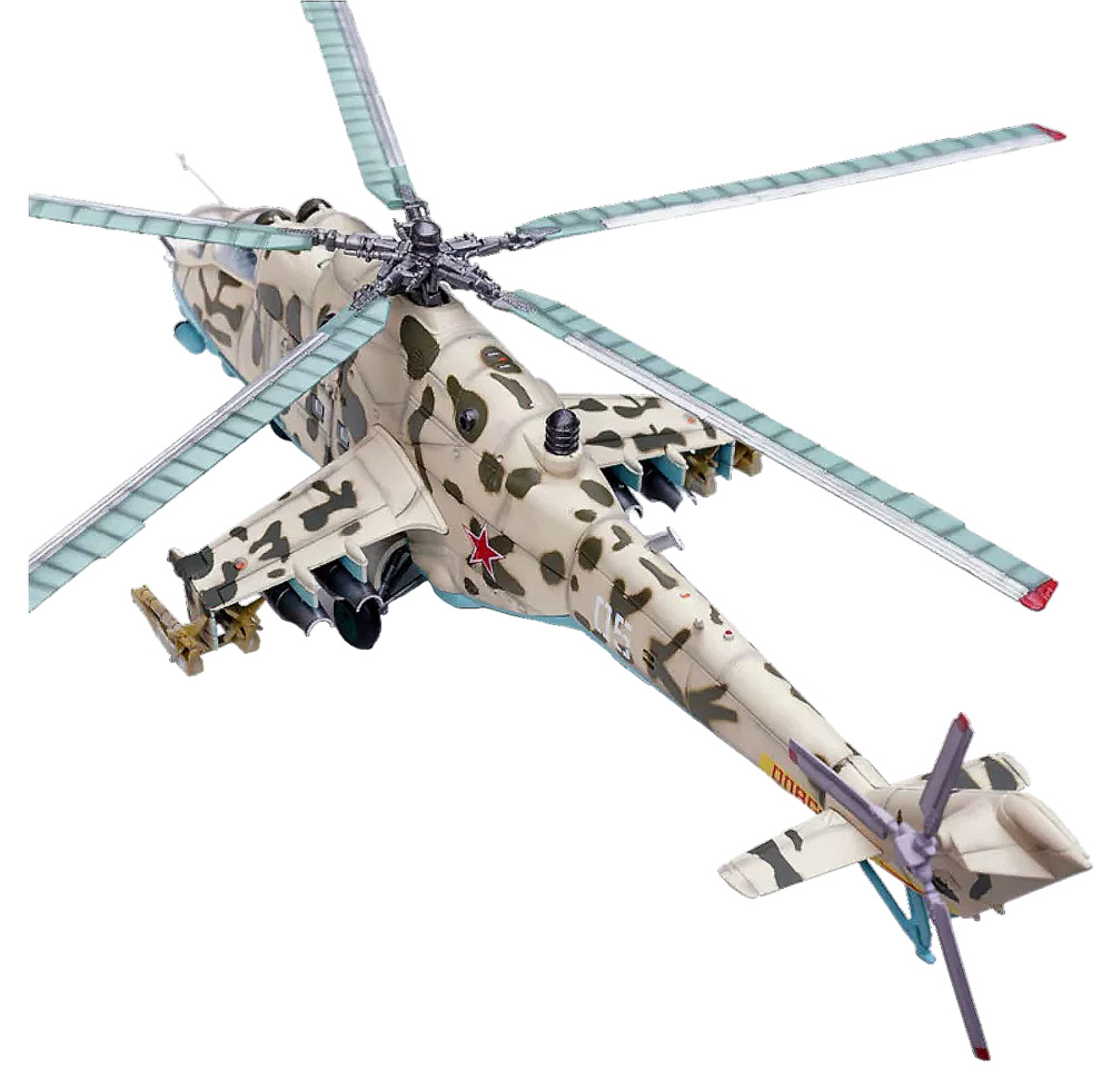 Mil Mi-24V, Ejército Soviético, Kandahar, Afganistán, 1986, 1:72, Panzerkampf 