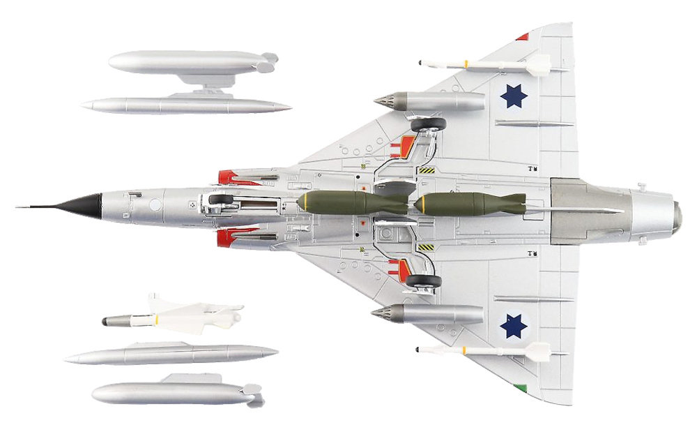 Mirage IIICJ Shahak IDF/AF 101st (First) Sqn, #59, Yoram Agmon, Base Aérea Hatzor, Israel, 1966, 1:72, Hobby Master 