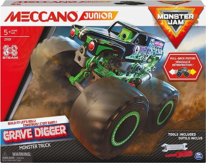 Monster Jam Grave Digger Monster Truck, Meccano 