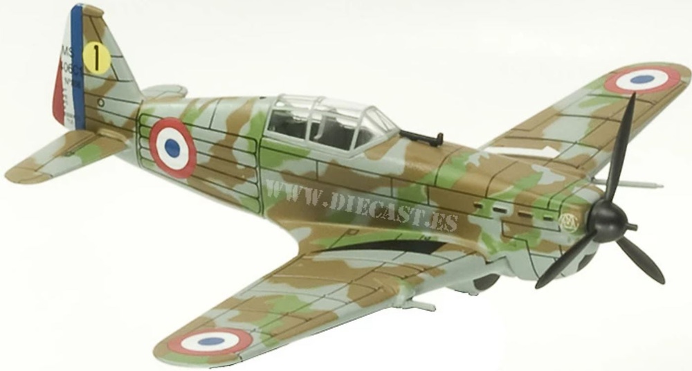 Morane Saulnier MS 406 C1, Francia, 1:72, Altaya 