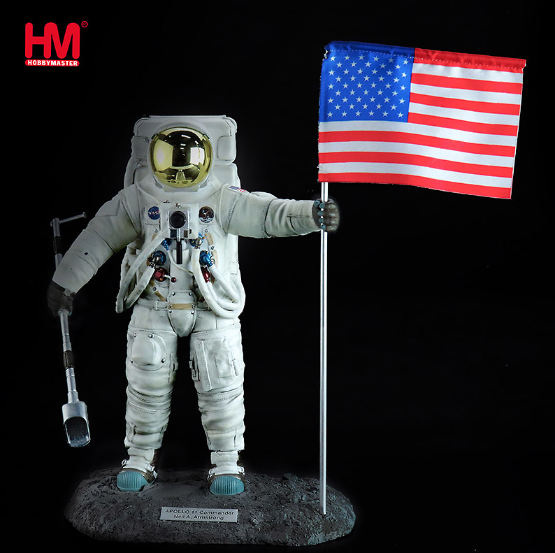 Neil Armstrong, comandante del Apolo 11, 20 de julio de 1969, 1:8, Hobby Master Neil Armstrong, comandante del Apolo 11, 20 de julio de 1969, 1:8, Hobby Master