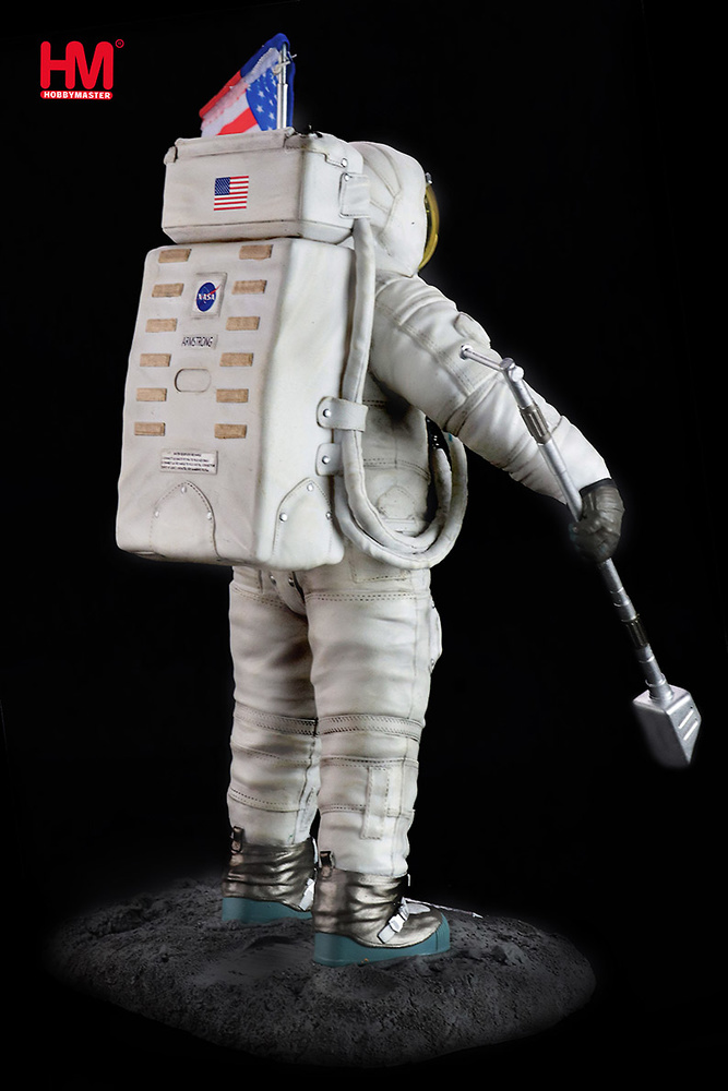 Neil Armstrong, Apolo 11 comandante, Julio 20, 1969, 1:8, Hobby Master, resina 