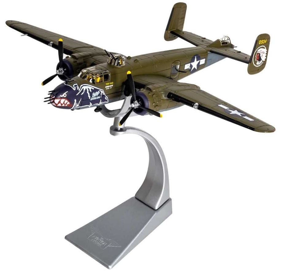 North American B25J Mitchell, 499th Bomber Squadron, 345th BG, Bettys Dream, 1:72, Corgi 