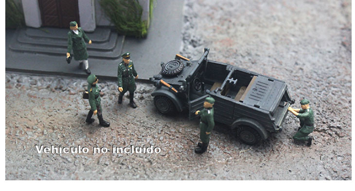 Oficiales Alemanes, 2ª Guerra Mundial, 1:72, PMA 