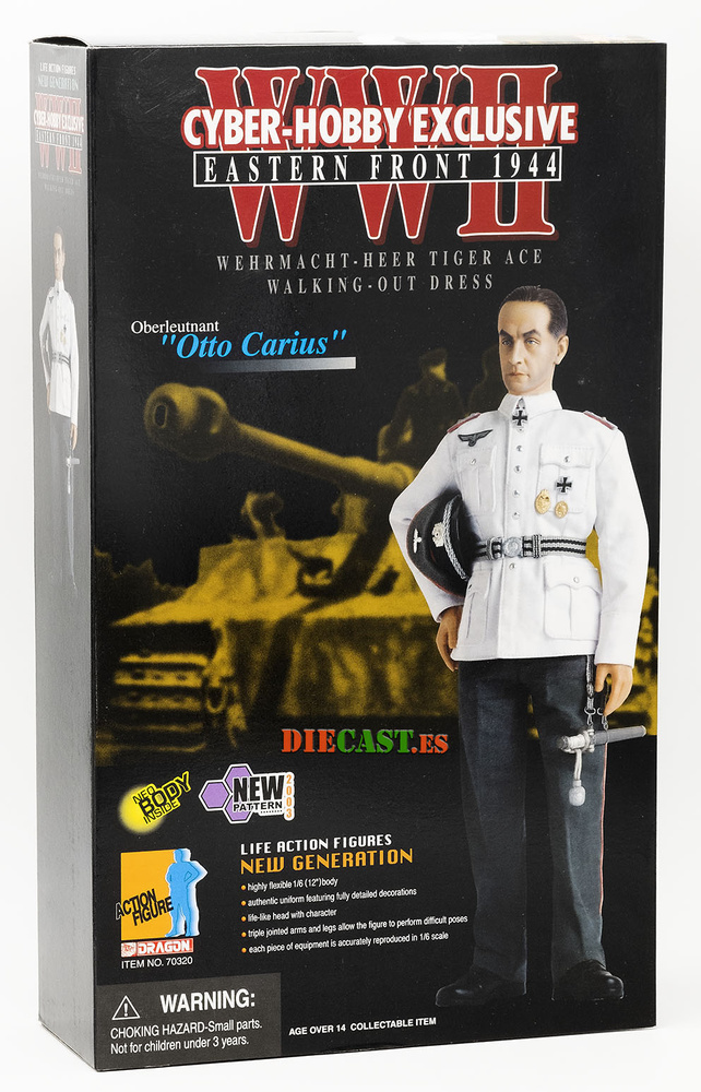 Otto Carius, Wehrmacht-Heer Tiger Aces, Frente del Este, 1944, 1:6, Dragon Figures 