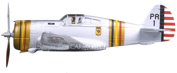 P-36A Hawk, USAAC, Wheeler Field, Pearl Harbor, Dec. 7, 1941, 1:48, Carousel1 