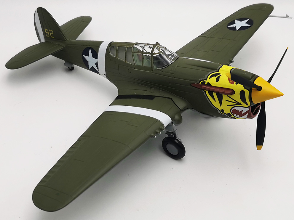 P-40E Warhawk, Aleutian Tigers, USAAF, 1:48, Franklin Mint 