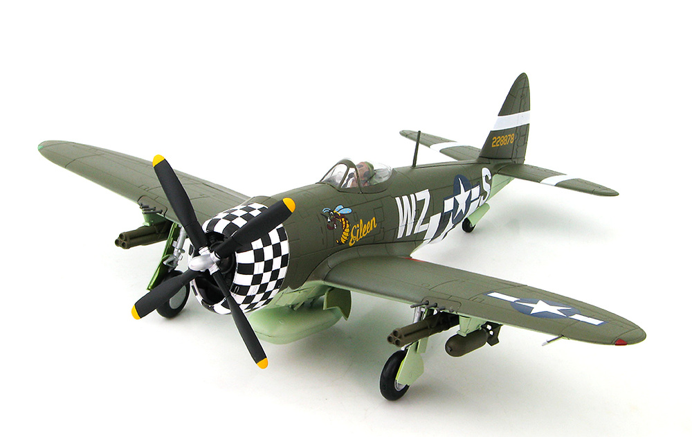 P-47D Thunderbolt 228878, 84th FS/78th FG, England, Autumn 1944, 1:48. Hobby Master 