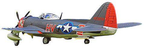 P-47M Thunderbolt, 61stFS/56th FG (HV-Z, 44-21108), 1:72, Dragon Wings 