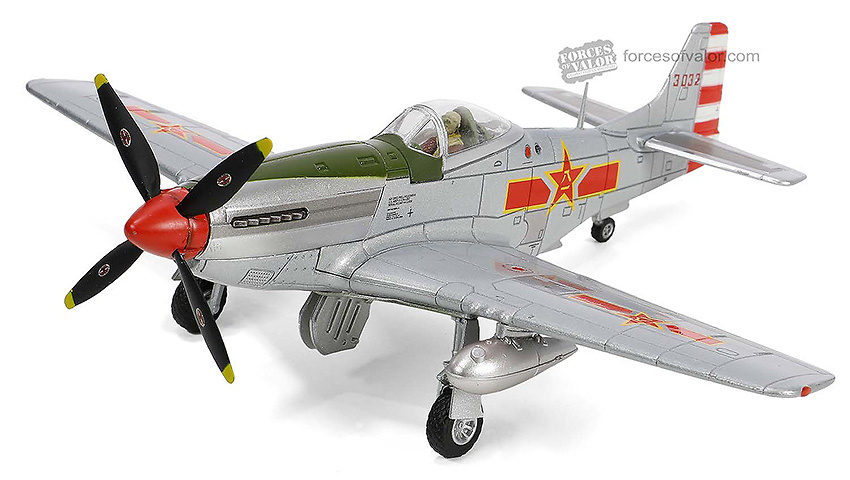 P-51 D, 2nd Squadron, Air Combat Group, PLA, Octubre, 1949, 1:72, Forces of Valor 