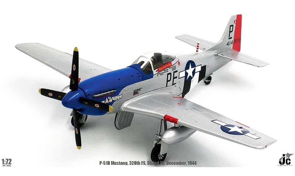 P-51D Mustang, George Preddy, 328th FS 352nd FG 8th Air Force, Diciembre, 1944, 1:72, JC Wings 