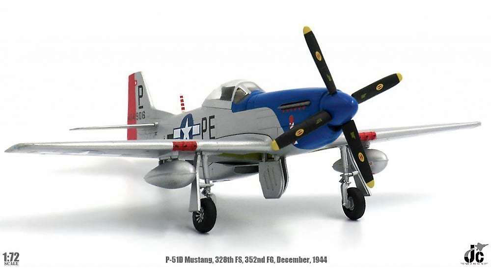 P-51D Mustang, George Preddy, 328th FS 352nd FG 8th Air Force, Diciembre, 1944, 1:72, JC Wings 