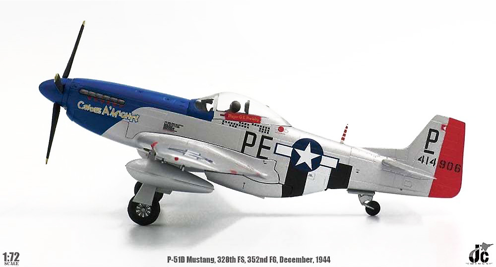 P-51D Mustang, George Preddy, 328th FS 352nd FG 8th Air Force, Diciembre, 1944, 1:72, JC Wings 