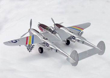 P38 Lighting, Tte. Col. Clay Tice, Comandante en Jefe del 49º Grupo de Cazas , 1:72, Witty Wings 