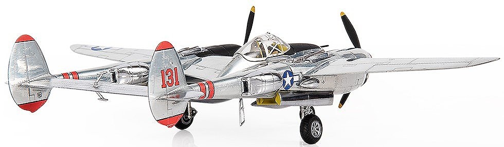 P38J Lighting, Comandante Thomas McGuire, Fuerza Aérea de EEUU., 31st FS, 475th FG, 5th AF, 1944, 1:72, JC Wings JCW-72-P38-002 