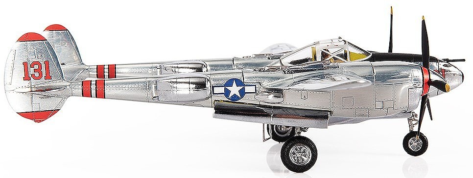 P38J Lighting, Comandante Thomas McGuire, Fuerza Aérea de EEUU., 31st FS, 475th FG, 5th AF, 1944, 1:72, JC Wings JCW-72-P38-002 