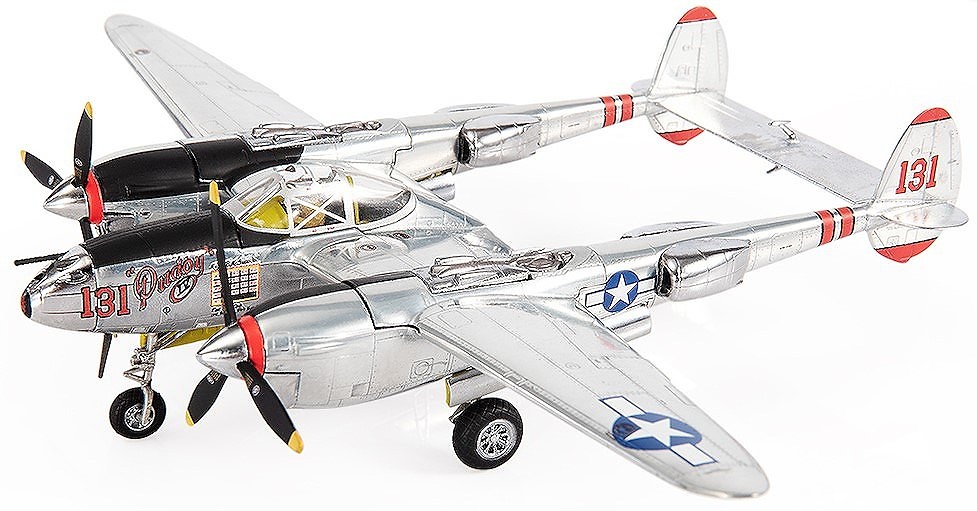 P38J Lighting, Comandante Thomas McGuire, Fuerza Aérea de EEUU., 31st FS, 475th FG, 5th AF, 1944, 1:72, JC Wings JCW-72-P38-002 