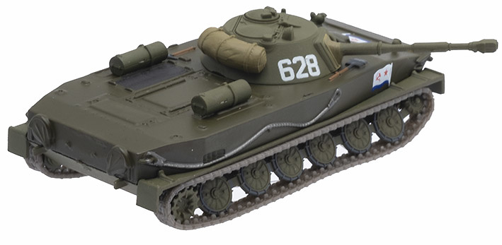 PT-76, Carro de Combate Anfibio, Ejército Soviético, 1953/69, 1:72, DeAgostini 